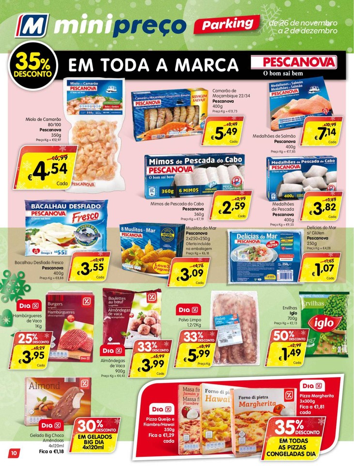 Antevisão folheto Minipreço 26 a 29 nov Parking Antevisão folheto Minipreço Parking