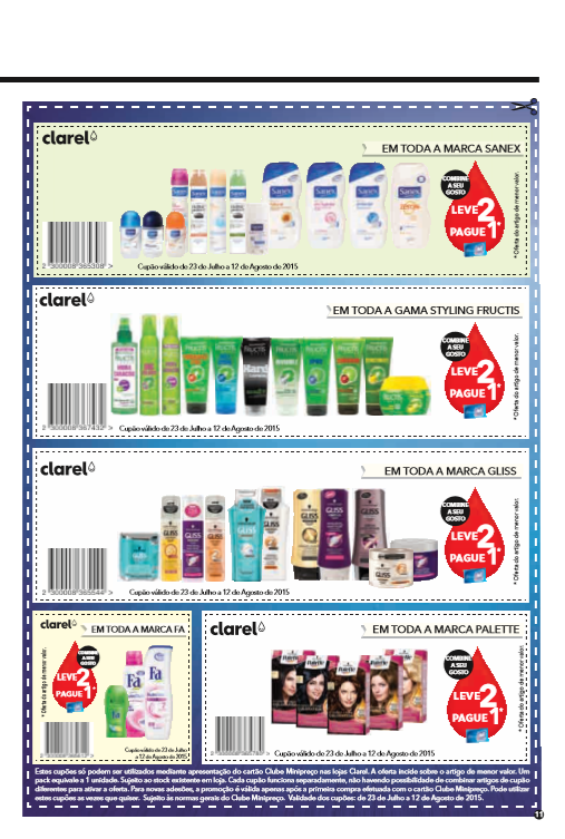 Antevisão folheto Clarel  