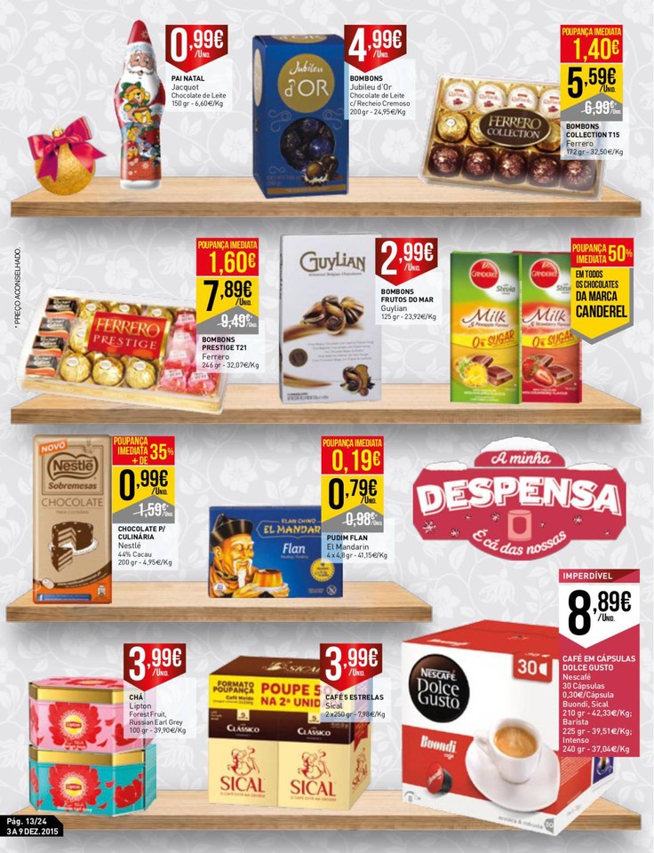 Antevisão folheto Intermarche 3 a 9 dez Antevisão folheto Intermarche