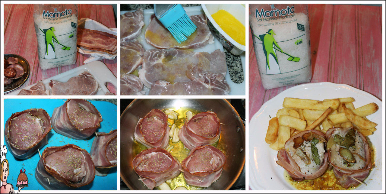 Receita de medalhões recheados Receita de medalhões recheados