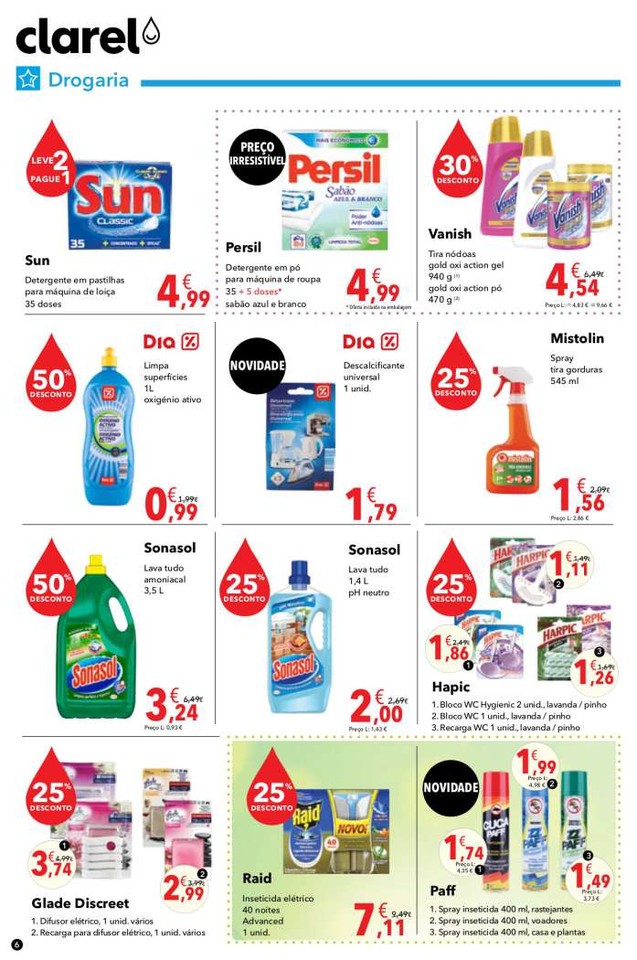 Antevisão folheto Clarel