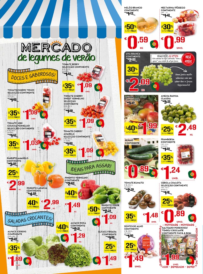 Novo folheto Continente OnLine 16a22ago