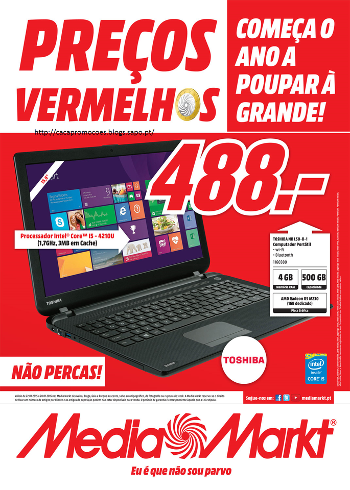 Antevisão Folheto Media Markt – Promoções 22 a 28 janeiro – Norte - O Caça  Promoções