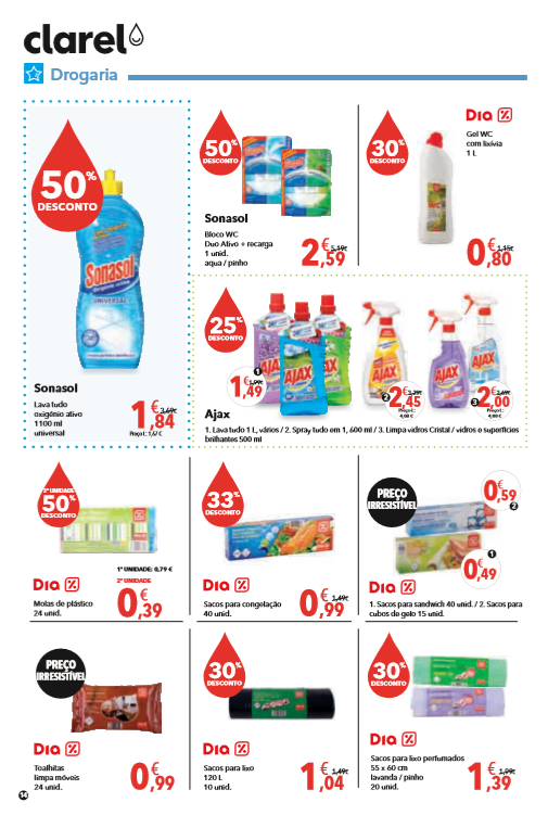 Antevisão folheto Clarel  