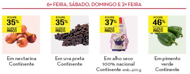 Promoções Continente 2a5set especial fim de semana