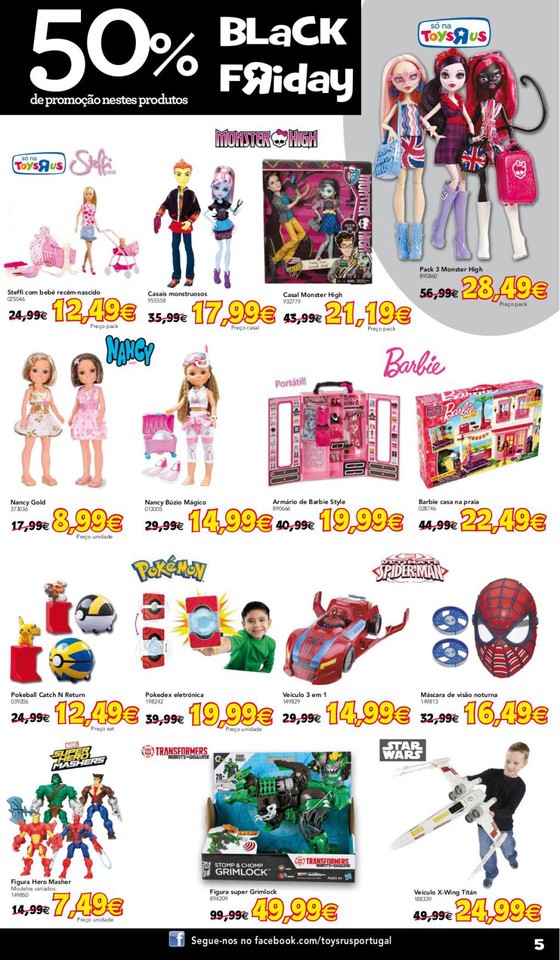 Novo folheto ToysRus Black Friday