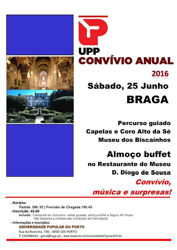 UPP Convivio 2016 UPP Convivio 2016