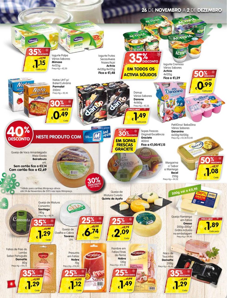 Antevisão folheto Minipreço 26 a 2 dez