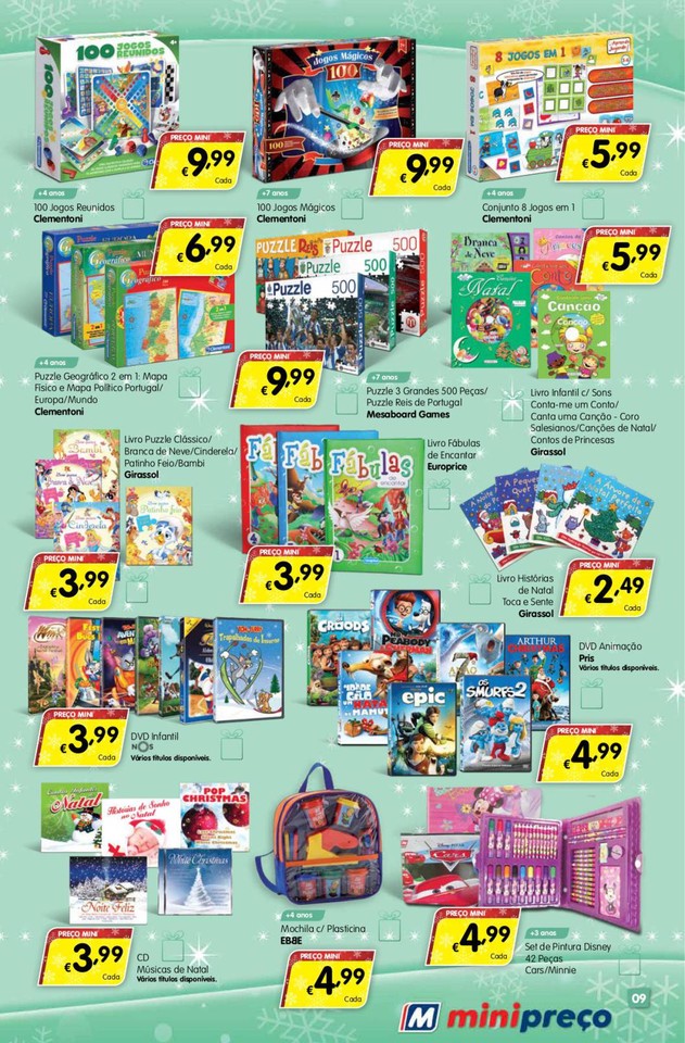 Antevisão folheto Minipreço até25dez especial brinquedos