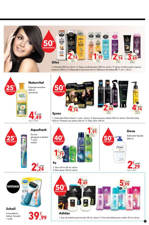 Antevisão folheto Clarel 