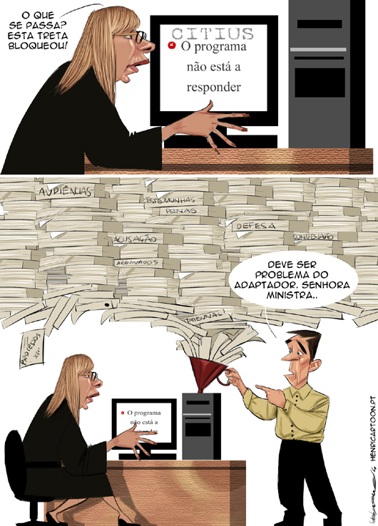 Cartoons - O falhanço do CITIUS