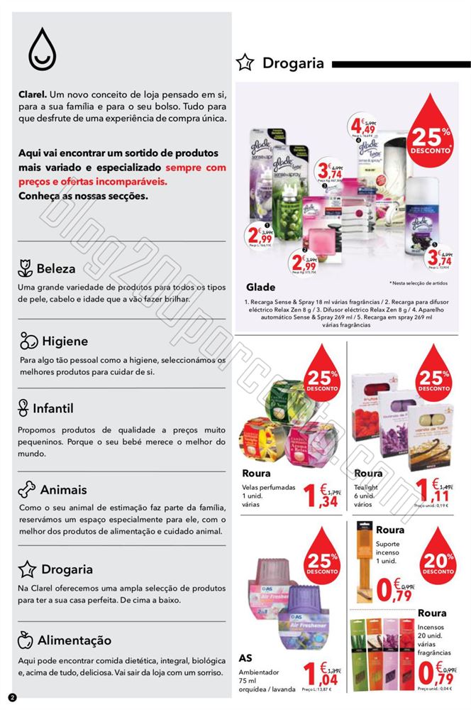 Antevisão folheto Clarel 30a12nov