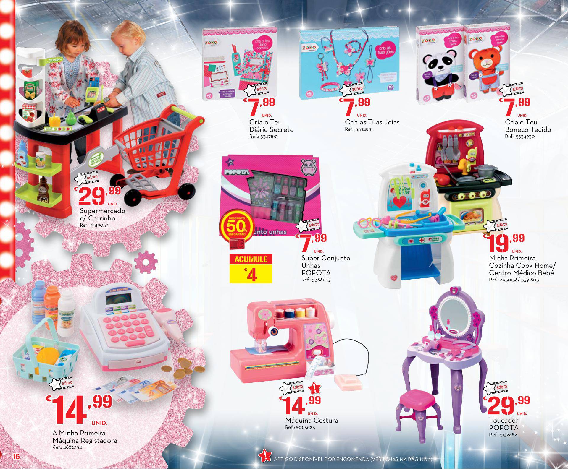 Novo folheto Continente especial brinquedos 