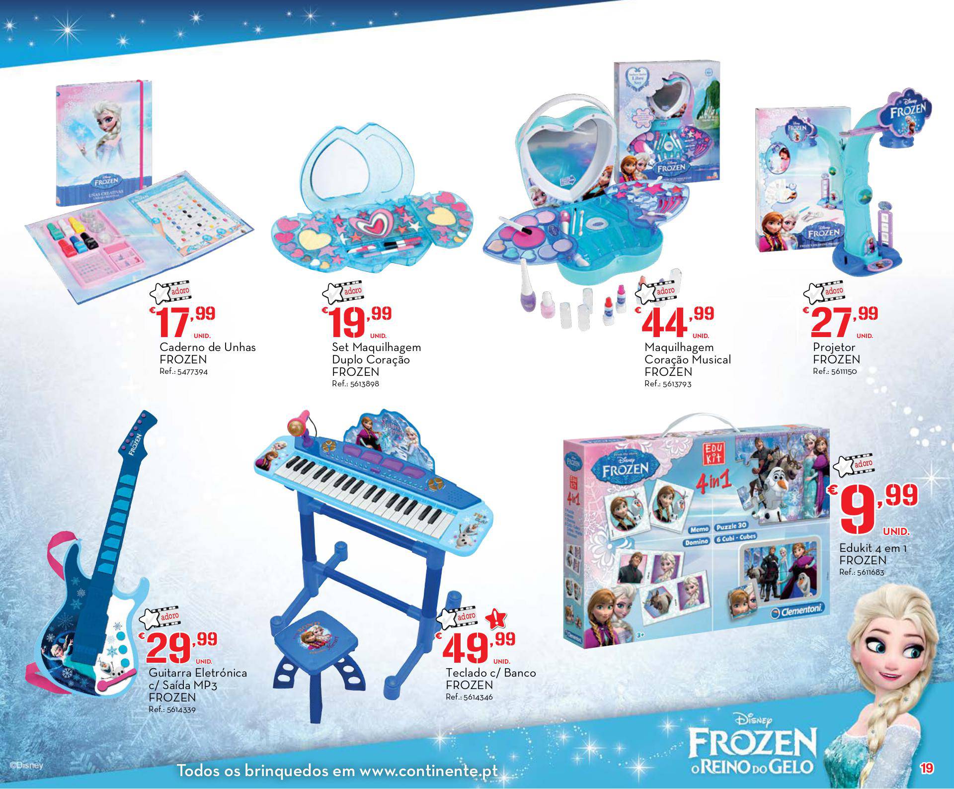 Novo folheto Continente especial brinquedos 