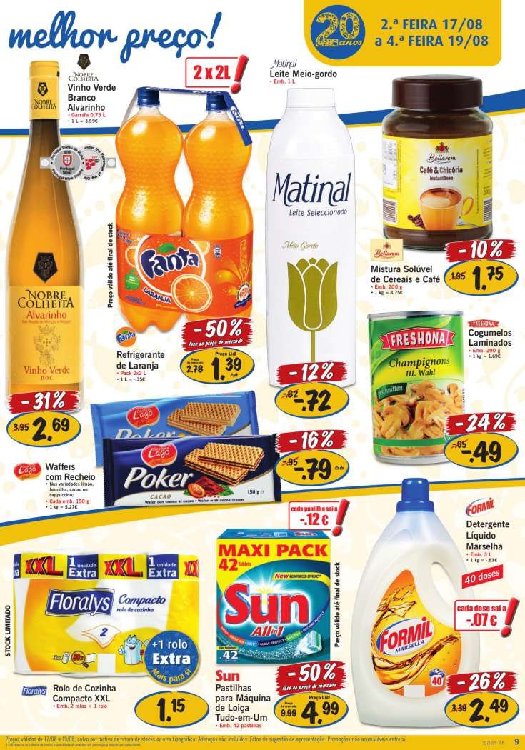 Antevisão folheto LIDL 13a19ag