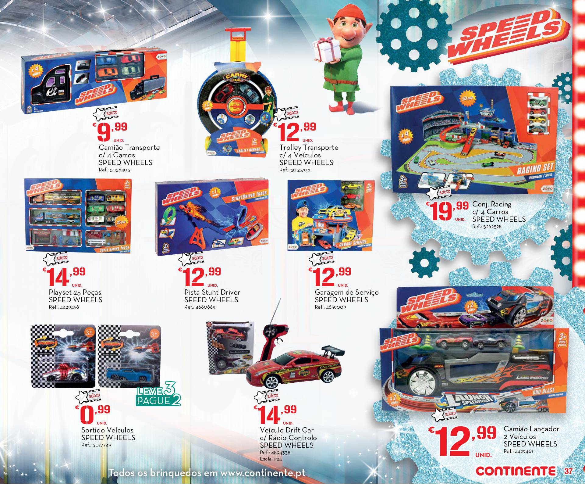 Novo folheto Continente especial brinquedos 