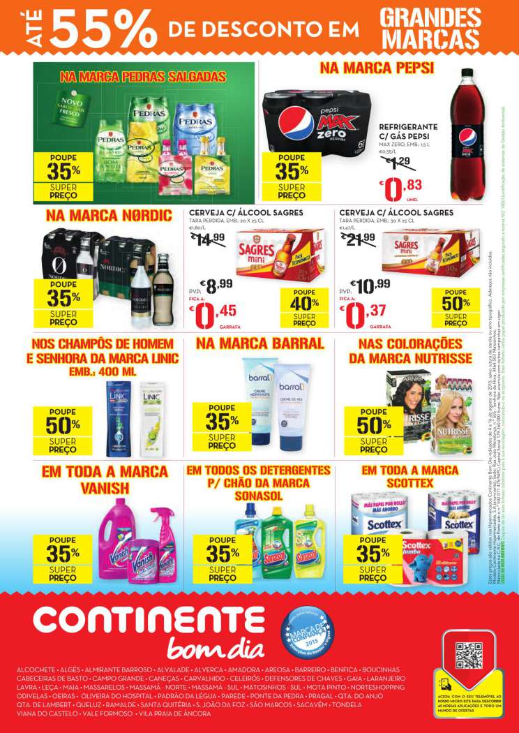 Antevisão folheto Continente Grandes Marcas