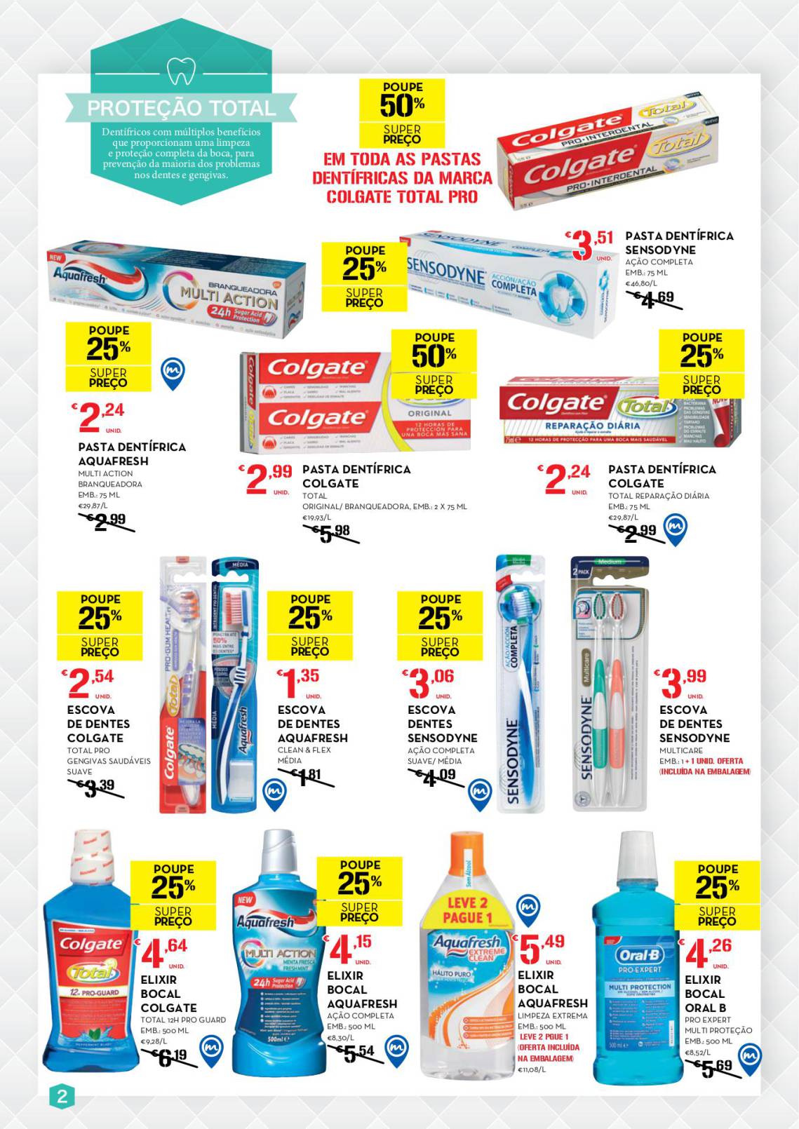 Antevisão folheto Continente 6a18out especial higiene oral