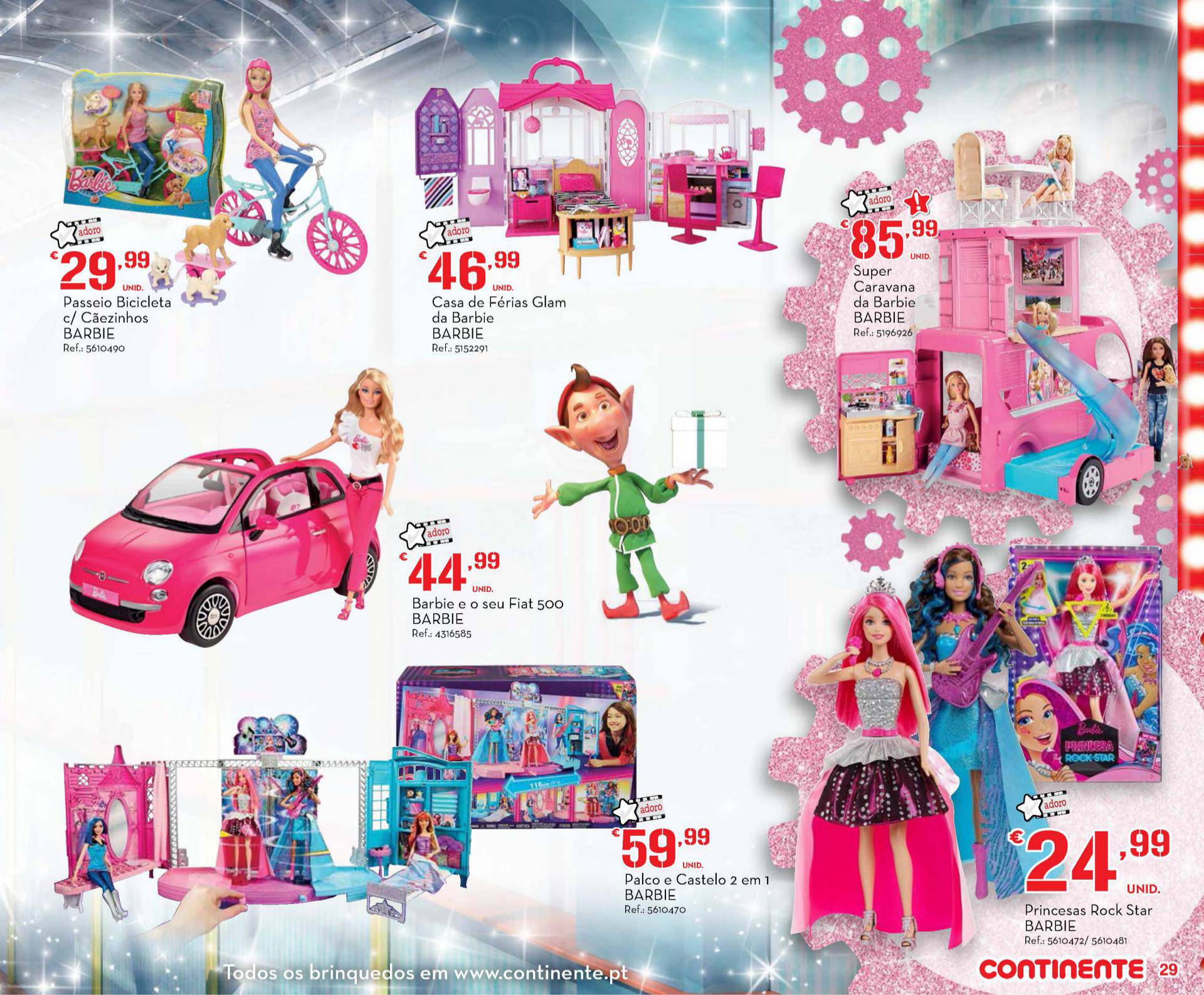 Novo folheto Continente especial brinquedos 