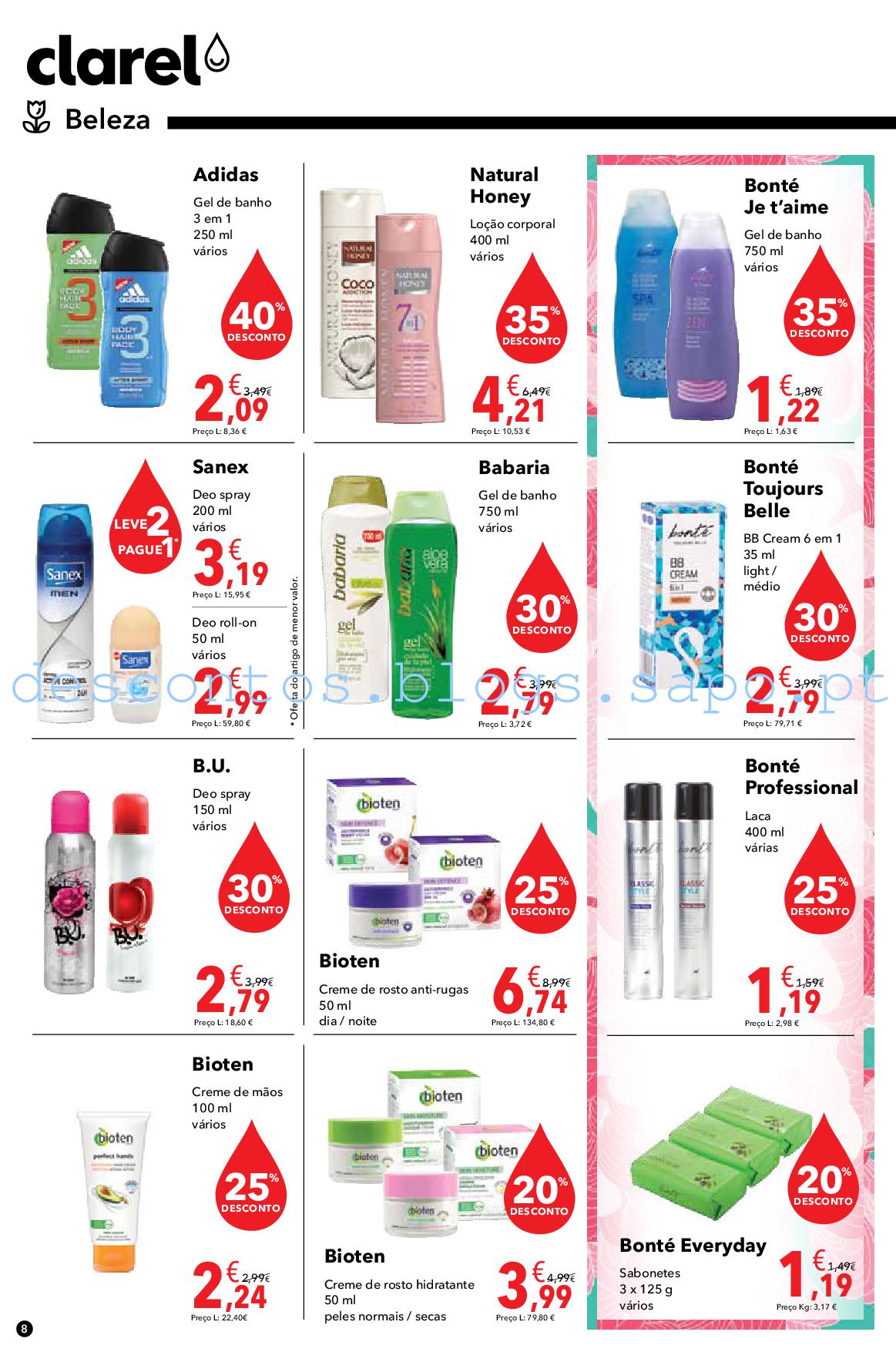 Antevisão folheto Clarel 