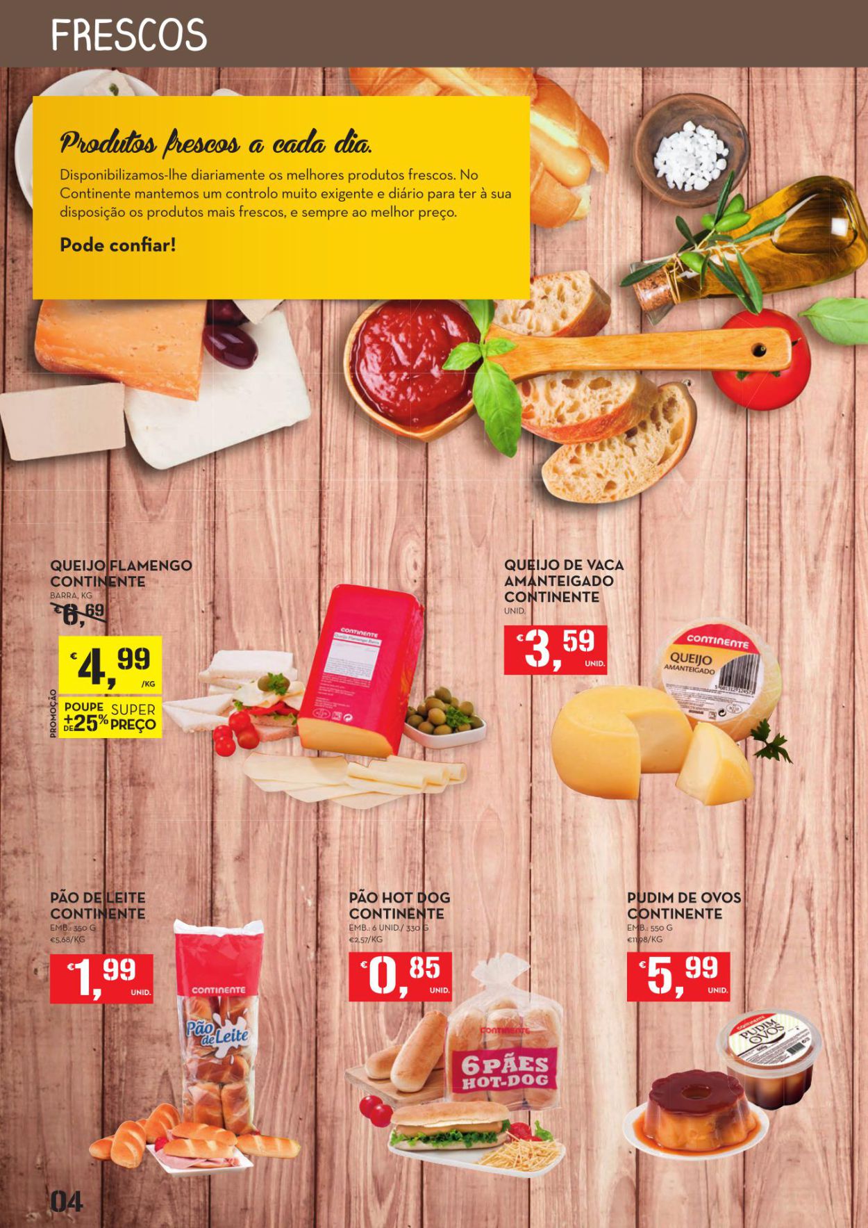 Novo folheto Continente extra Marca Própria