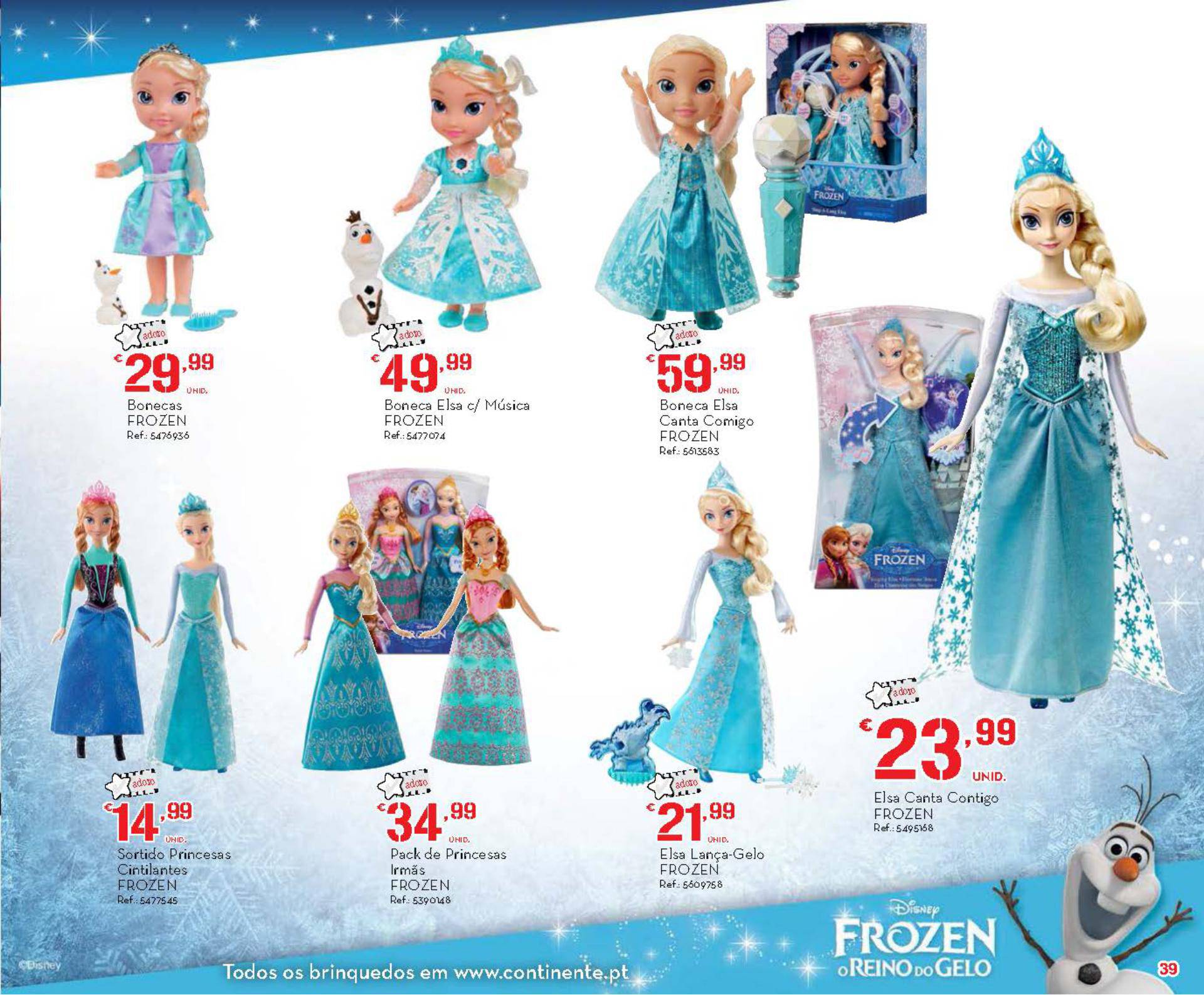 Novo folheto Continente especial brinquedos 