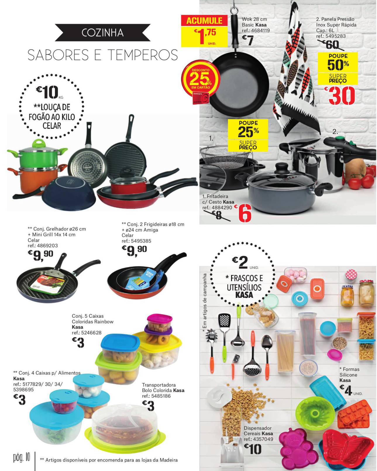 Antevisão folheto Continente especial Kasa outono