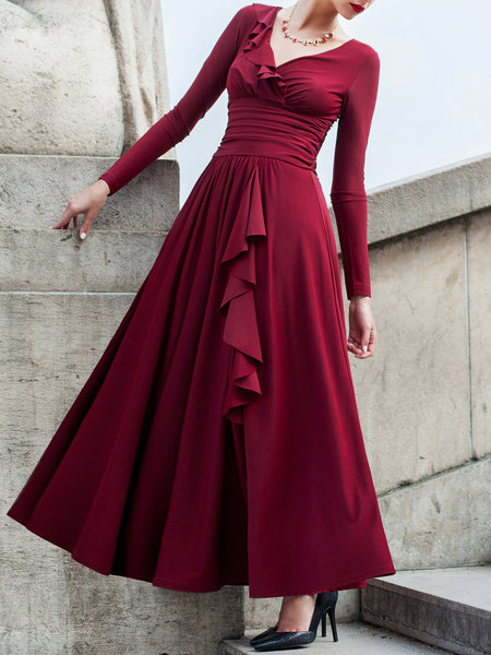 long english gown styles