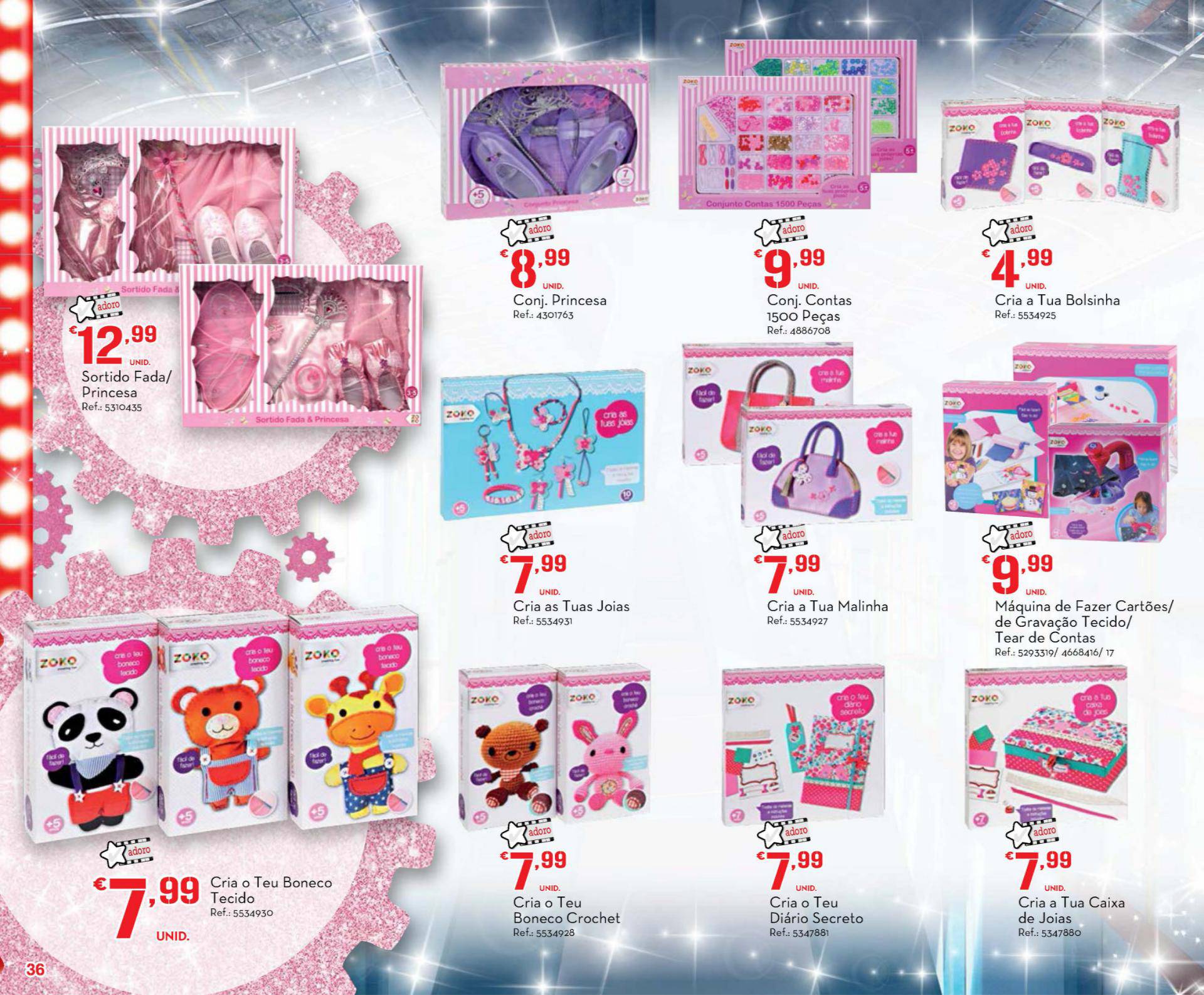 Novo folheto Continente especial brinquedos 