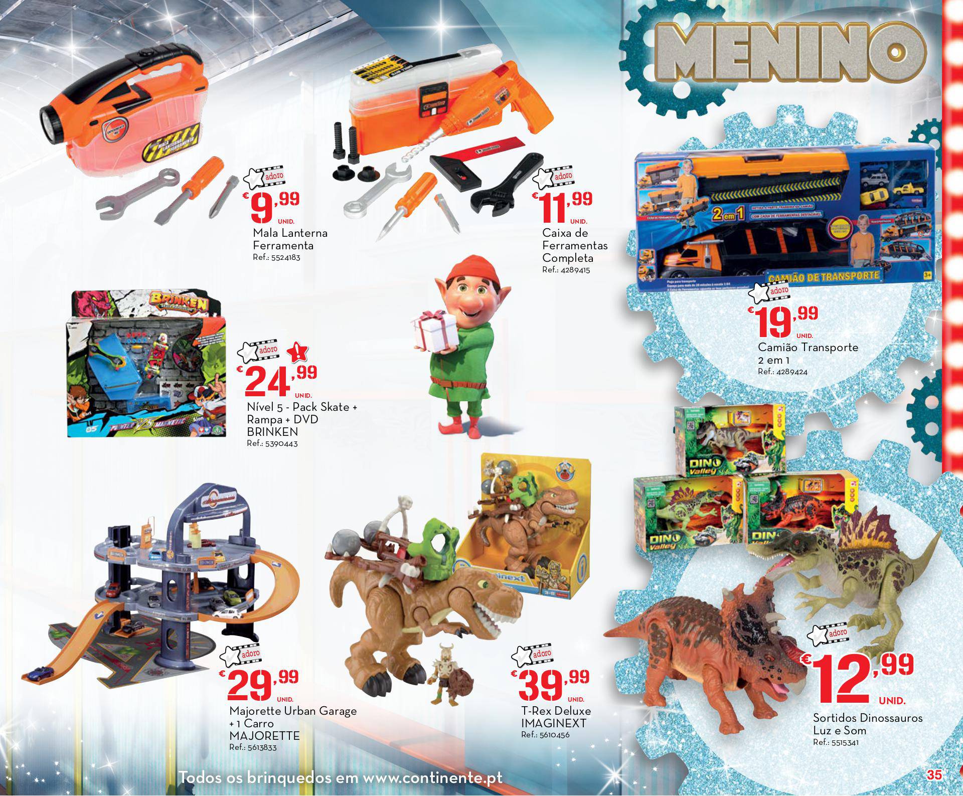 Novo folheto Continente especial brinquedos 